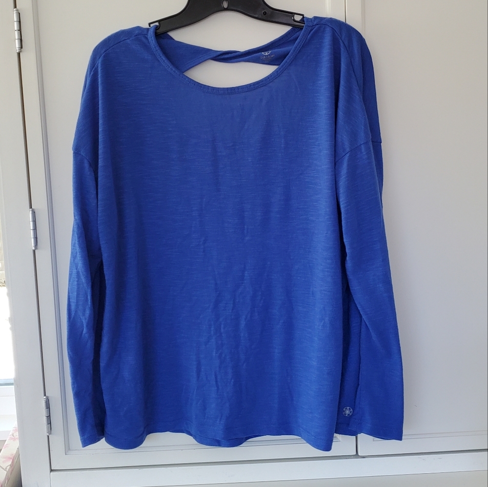 Gaiam Twist Back Top